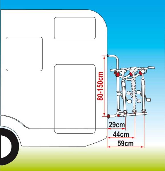 Zadný nosič Carry Bike UL pre 2 bicykle