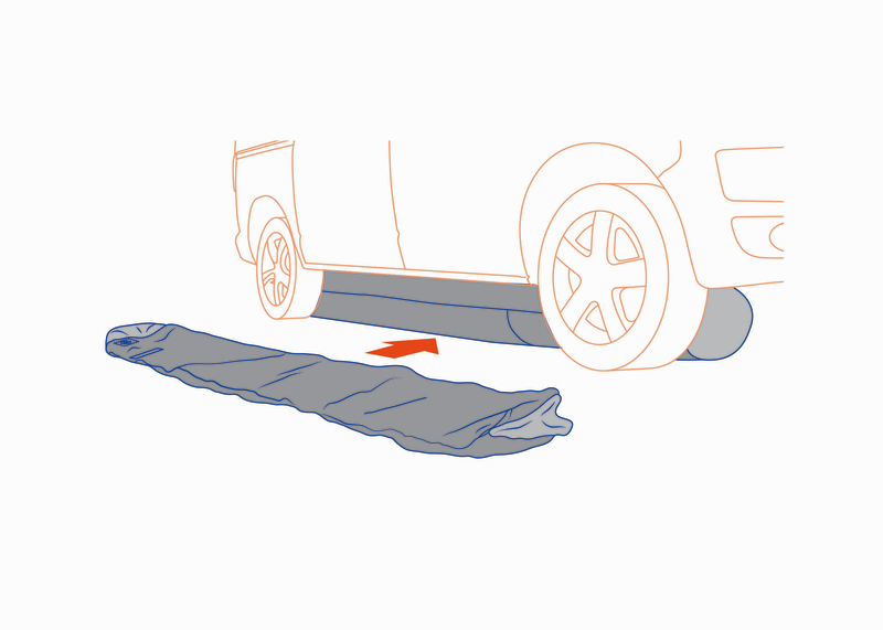 GT Seal Tube 400 - Nafukovacia ochrana podlahy / čelné sklo