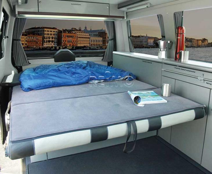 Séria nábytku Cityvan, antracitová farba pre VW T5 kR – stavebnicová sada