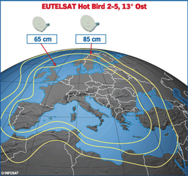 Carbest Multi-Sat X65 Jednoduchý satelitný systém 65 cm</p>