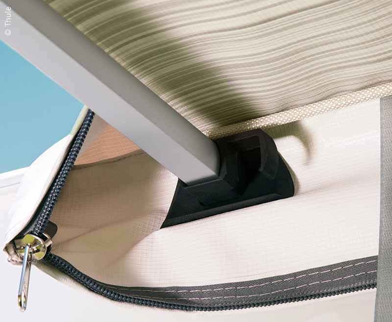 Thule 1200 - Vrecková markíza na potrubnú lištu - 325 cm, zafírovo modrá