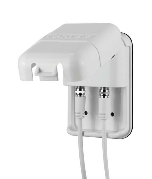 Dvojitá zásuvka biela