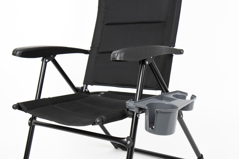 Bočný stolík pre kempingové kreslo - antracit</p>