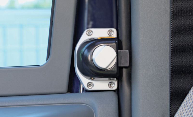 Bezpečnostný systém dverí HEOSafe pre Ford Transit, modelové roky 2013–2019