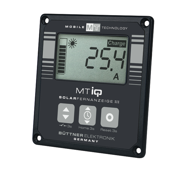 MT Solar remote display III black with 5m connection cable