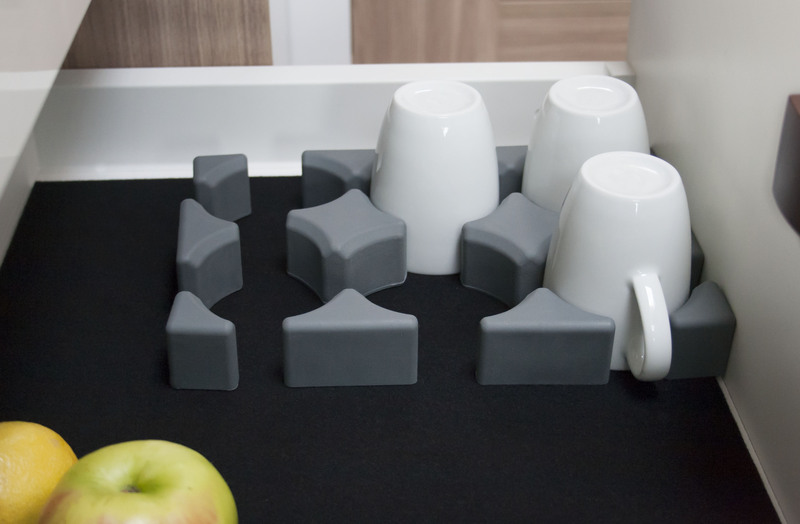 Purvario držiak na poháre/šálky nízky - sada 6 kusov</p>