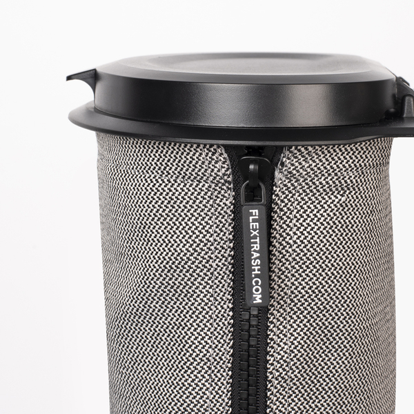 Odpadkový kôš Flextrash, 3 litre, sivý