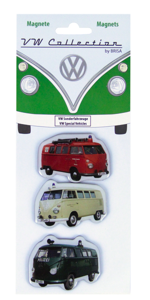 VW Collection T1 Bulli Bus Magnet Set of 3 - Špeciálne vozidlá</p>