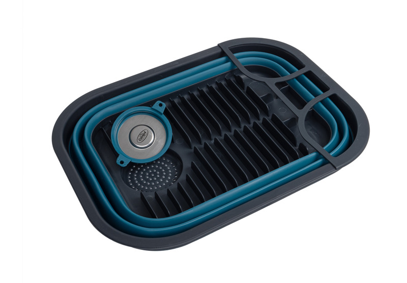 Skladacia umývačka riadu - sivá / benzínová</p>