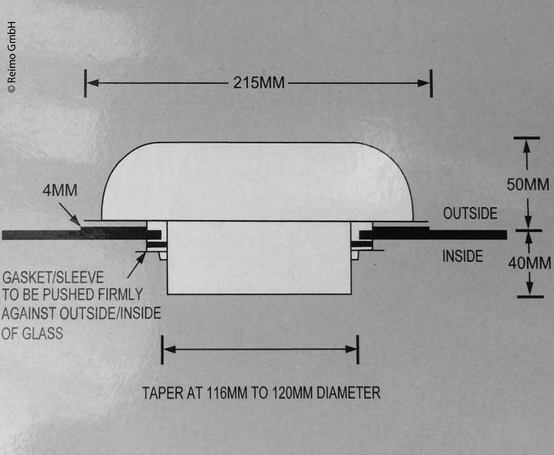 Solárny ventilátor Carbest so spínačom – Ø 215 mm