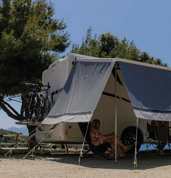 Bočný blok pre Fiamma F45 / F80s - montážna výška 220 - 260 cm</p>