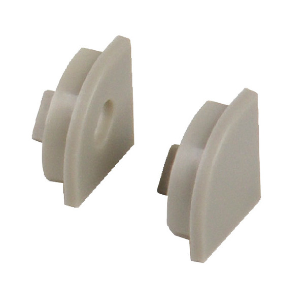 Koncovka pre hliníkový LED profil - plochá - sada 2 ks</p>