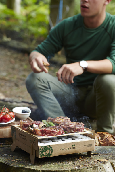 CASUSGRILL - ekologický gril na jedno použitie