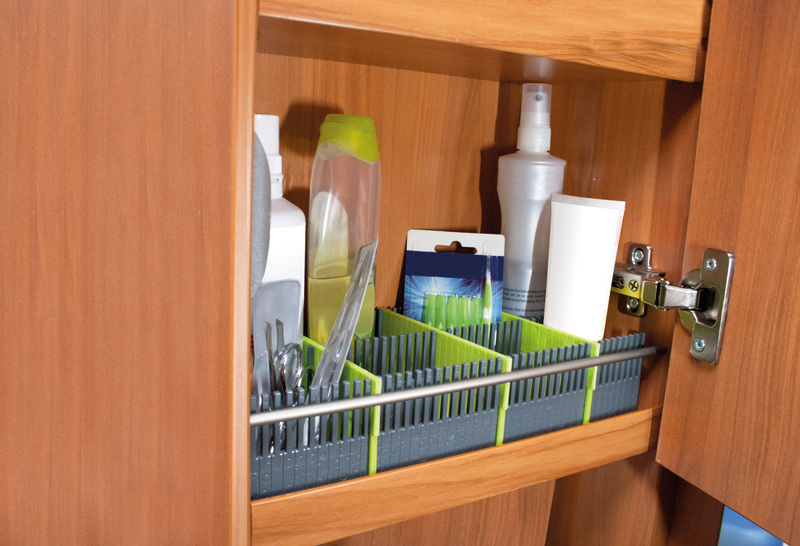 Zásuvkové lišty Purvario 8-pack - limetková/antracitová</p>