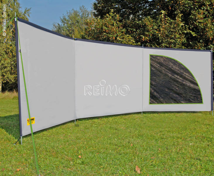 Ameland Space – luxusný vetrolam v šedej/limetkovej farbe, 6 m x 1,4 m