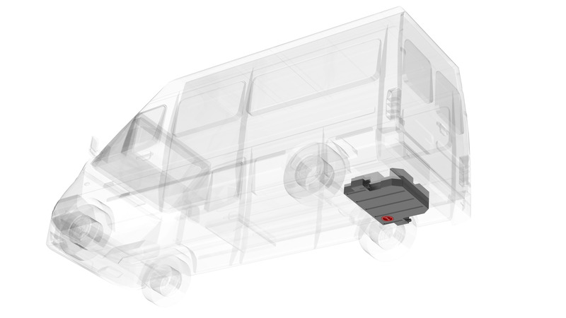 Nádrž na odpadovú vodu pre modely Sprinter / Crafter / TGE od roku 2017 – 95 l