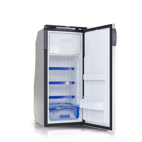 Kompresorová chladnička SLIM90M CHR – 90 l – sivá