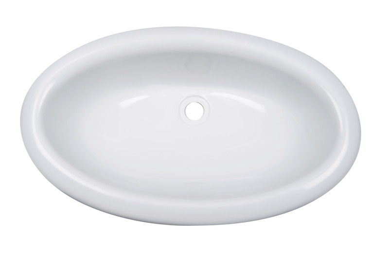 Washbasin oval 450 x 275mm, white