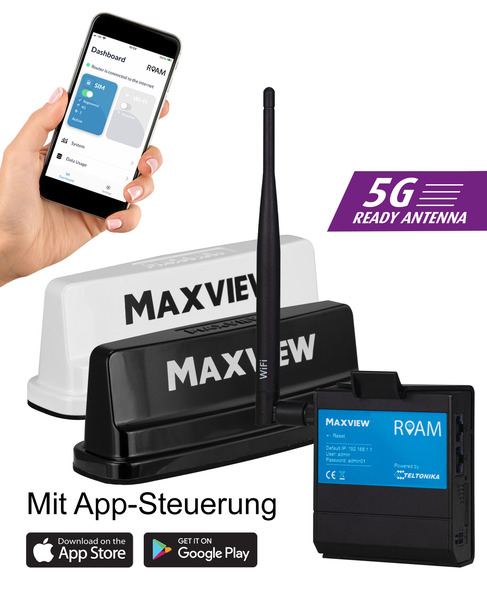 Maxview-ROAM Anténa LTE / WIFI pre obytné vozidlá - čierna</p>