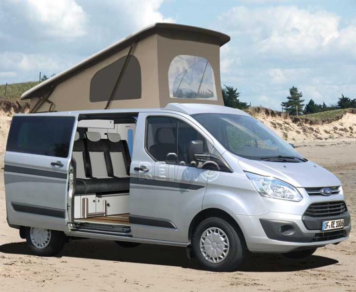 Ford Transit KR od 07/2013, posteľ SD Easy Fit, vpredu zdvihnutá