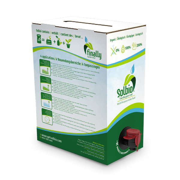 Solbio – prípravok do sanitárnych zariadení, 3,0 litra