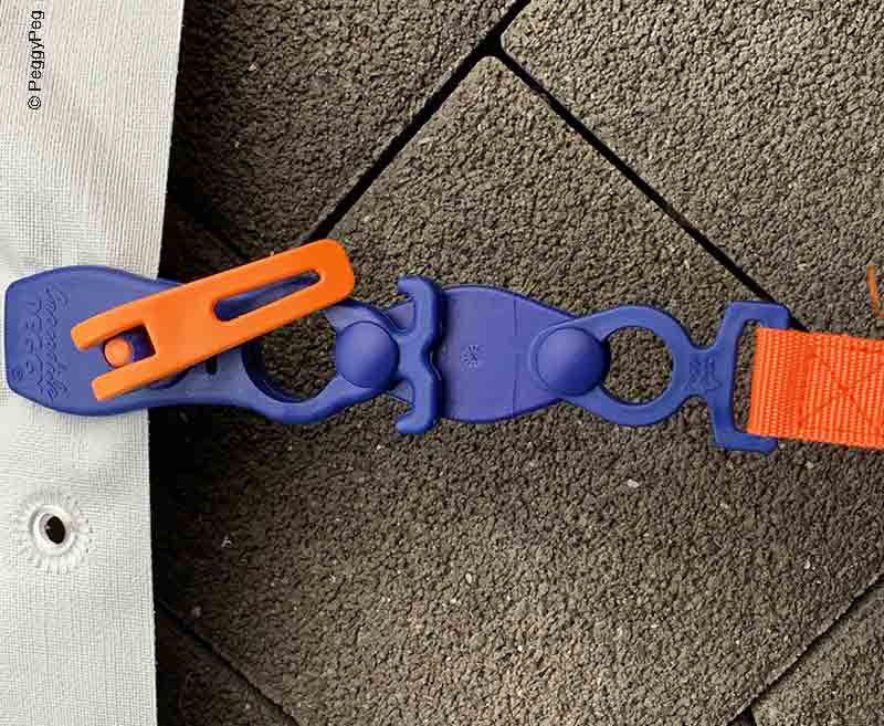 Peggy Peg U-Connector 4 ks, spojenie s krokodílím kolíkom