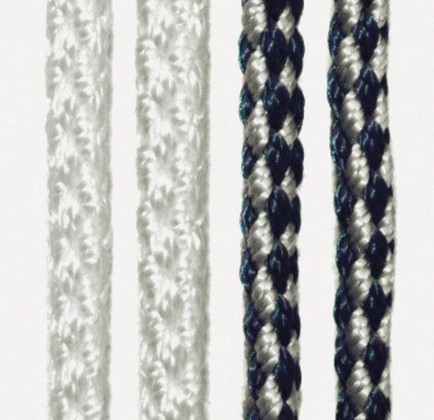 Záves na dvere KORDA 60 x 190 cm, biely/modrý