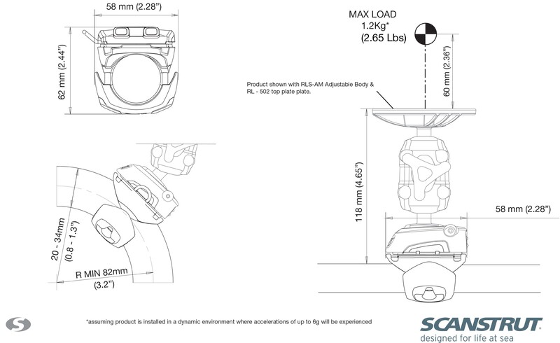 ROKK - Podstavec na montáž na okrúhle rúry