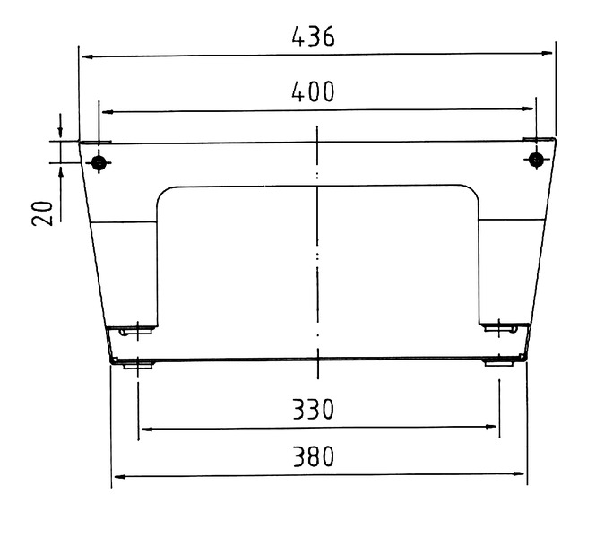 Box mount for adapter 59567