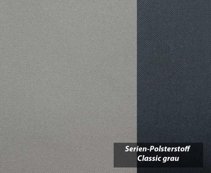 Spacie sedadlo VW T6/5 Trio Style V3000, veľkosť 10, 3-miestne, čalúnenie Classic, šedá