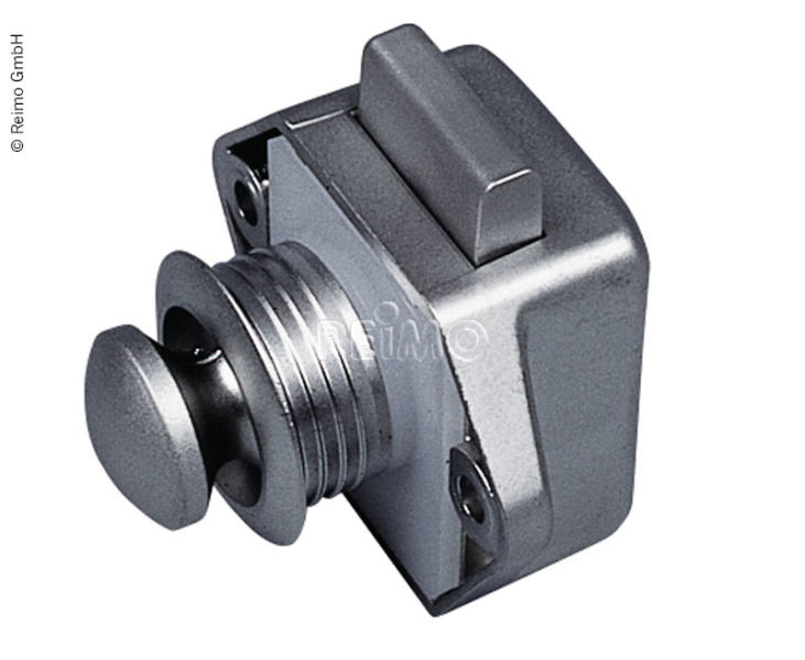 Push Lock Mini – nábytkový zámok s matným niklovým povrchom – balenie po 50 kusoch