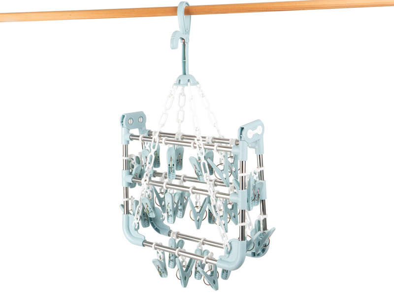 WĂ¤¤¤¤schetrockner Olli 30 svorky, hliníkový rám, svetlo modrá</p>