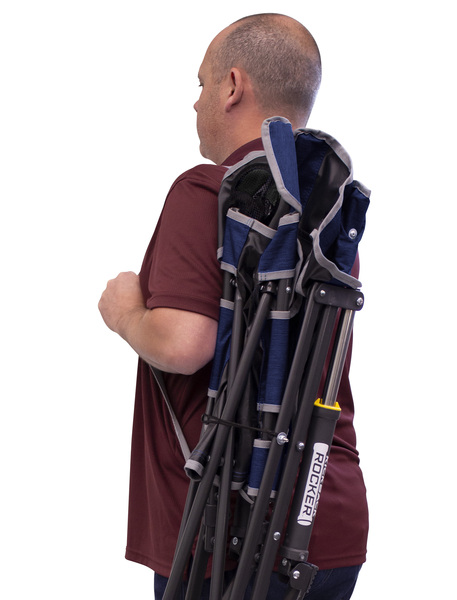 Skladacia stolička Kickback Rocker - indigovo modrá</p>