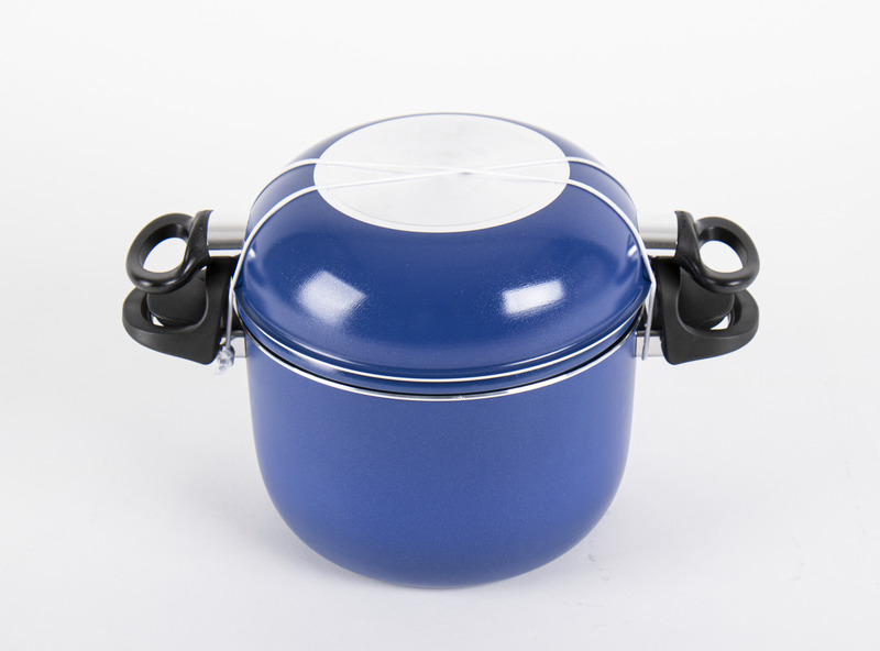 Hliníkový kempingový riad s nepriľnavým povrchom - 9 kusov</p>