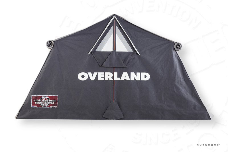 Strešný stan AUTOHOME OVERLAND SMALL, sivý