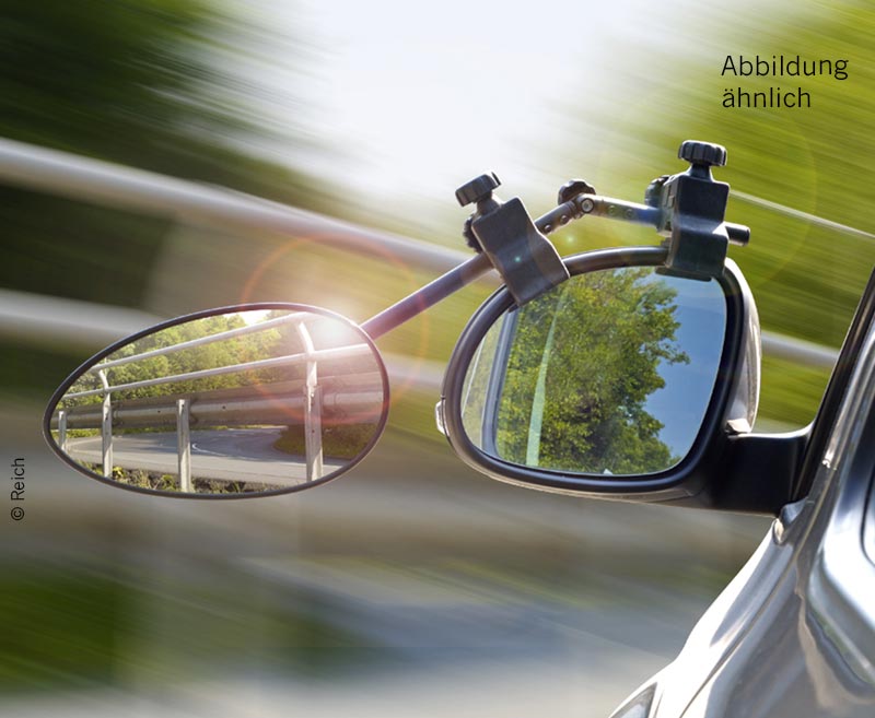 Zrkadlo s klipom Speed Fix XXL s plochým sklom - sada 2 ks