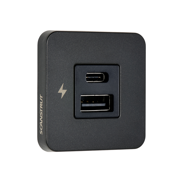 Nabíjacia zásuvka USB-A / USB-C (SC TILE 10)