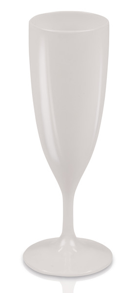 Champagne glass Camp4 160ml set of 2 white, SAN