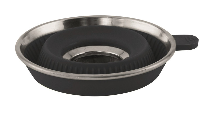 Silikónový držiak na kávový filter, skladací, 15x13x3/8 cm, tmavomodrý