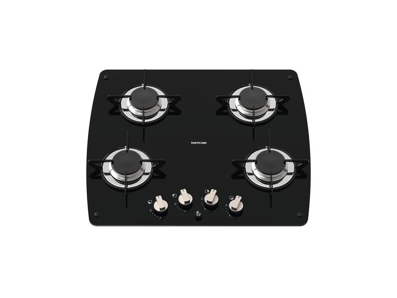 4-flame gas cooker, 4x 1.5 kW, 230V electric ignition