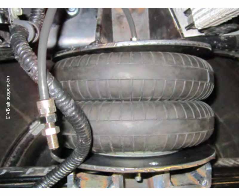 Prídavné vzduchové odpruženie Ford Ranger 2-okruhová komfortná sada