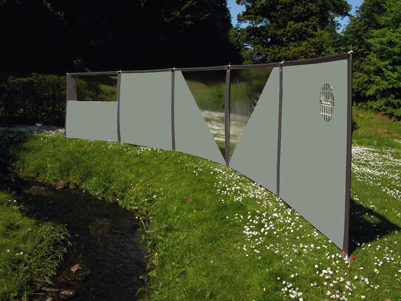 Variabilný systém ochrany proti vetru sa dá predĺžiť na požadovanú dĺžku