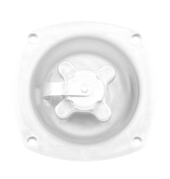 Plniace hrdlo so skrutkovacím uzáverom v bielej farbe