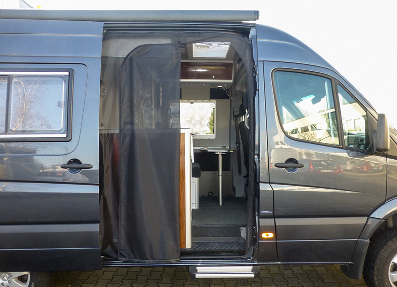 Sieť proti komárom MB Sprinter / VW Crafter od roku 2006 – posuvné dvere vpravo