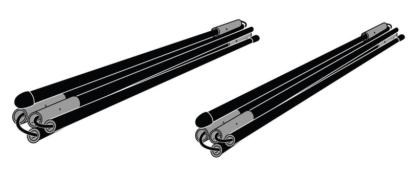 Fixačná súprava na napínanie bočných stien stanov Quickfit