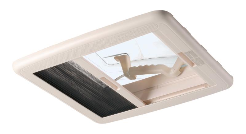 Strešné okno Mini Heki S 40x40 pre karavany s hrúbkou strechy 43–60 mm