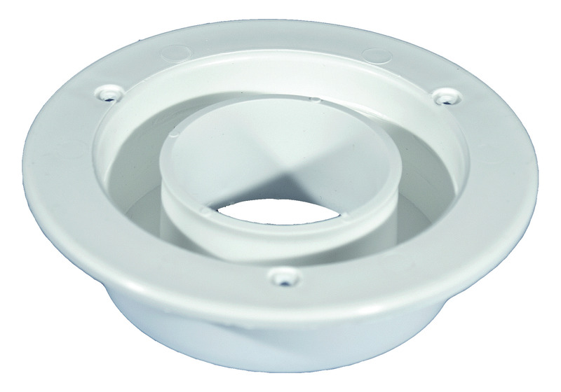 Ventilátor s hubicou na hadicu – biely