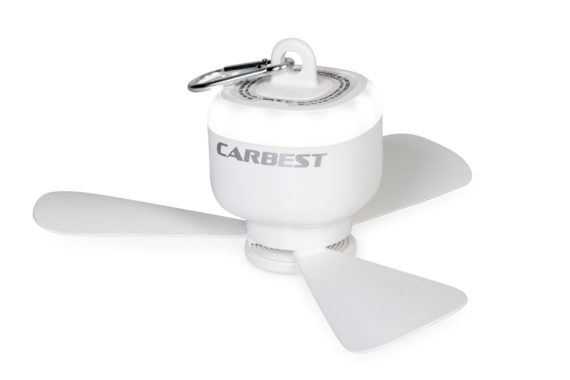 Stropný ventilátor CARBEST LENE s LED svietidlom a akumulátorom