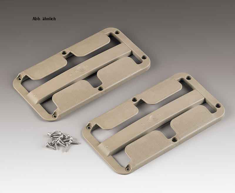 Sada 2 držiakov na poháre so stopkou, svetlosivá, na 2 poháre do 86 mm