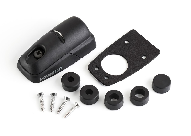 Strešný kanál Scanstrut 6-10 mm - horizontálny - čierny</p>